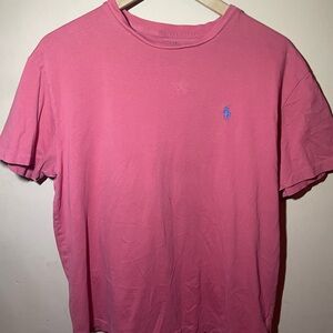 Polo by Ralph Lauren Pink/brick red Short Sleeve Crew Tee with Blue Pony